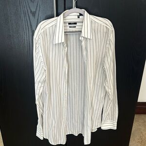 Hugo Boss Strip slim fit shirt size 16